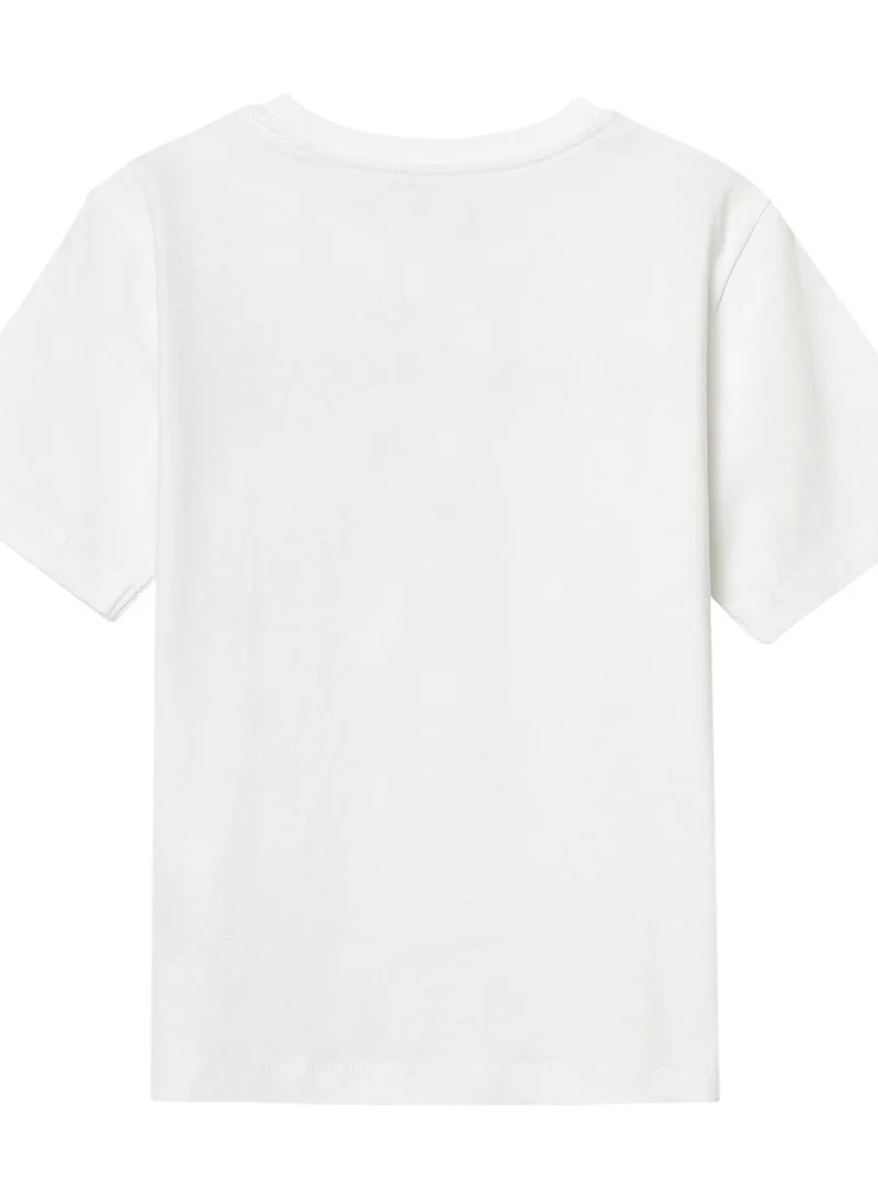 جيوردانو Kid's Regular Fit Cotton Crew Neck Printed Tee